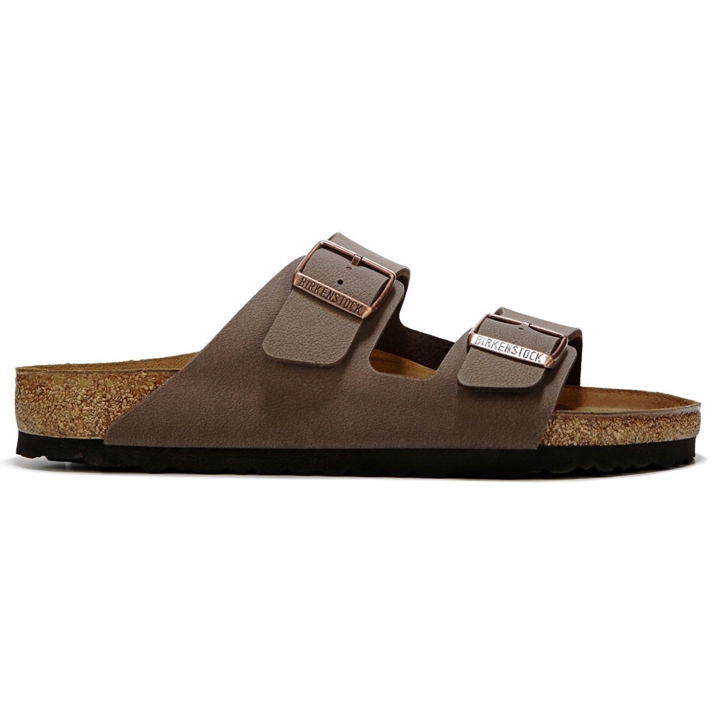 Birkenstock Arizona Birko Flor Dark Brown Size 10 Women’s Double Strap Leather